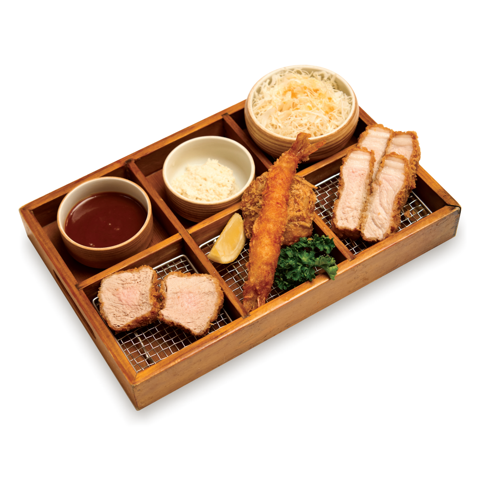 Assorted katsu cutlets