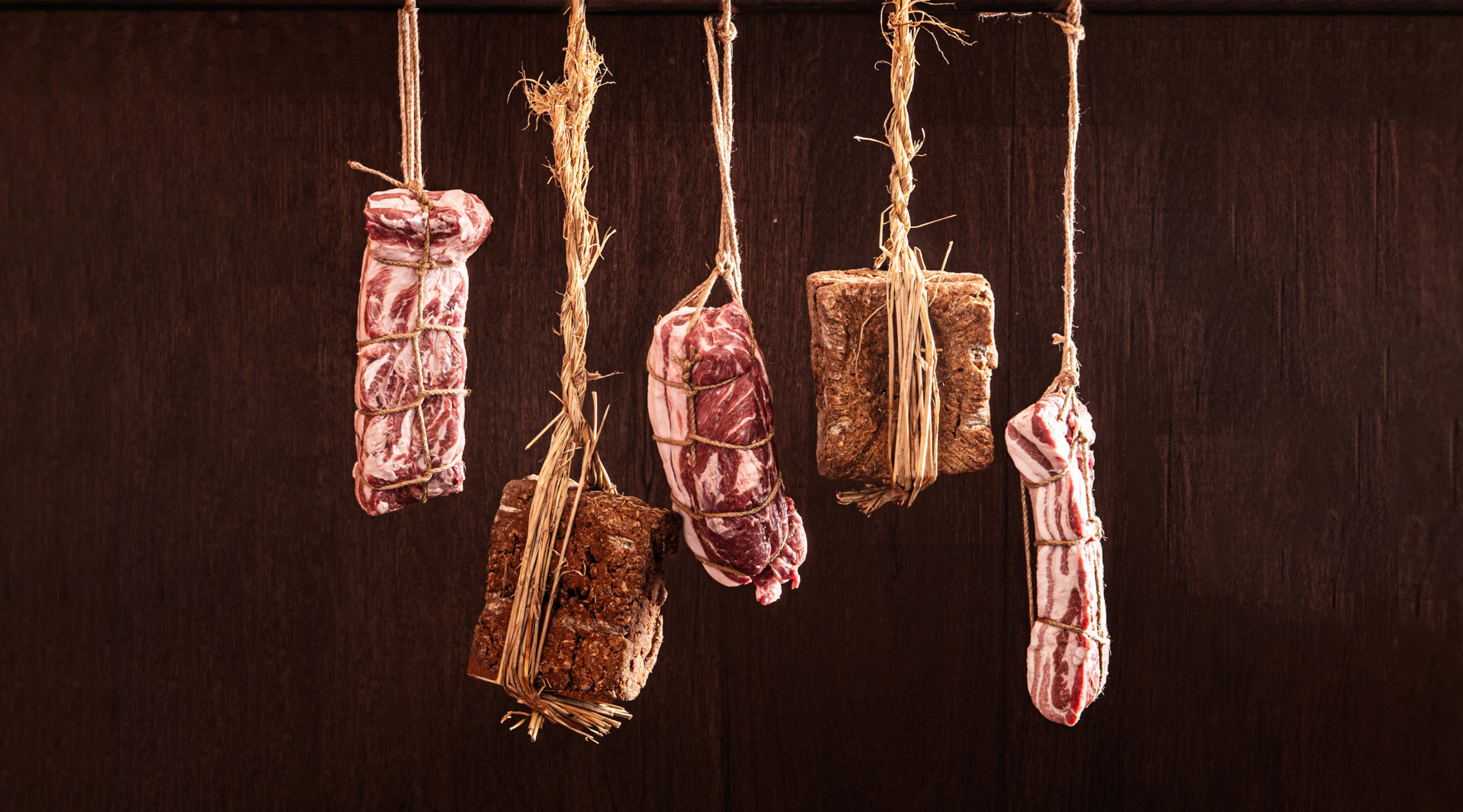 Jukto fermented samgyeopsal sizzling on grill