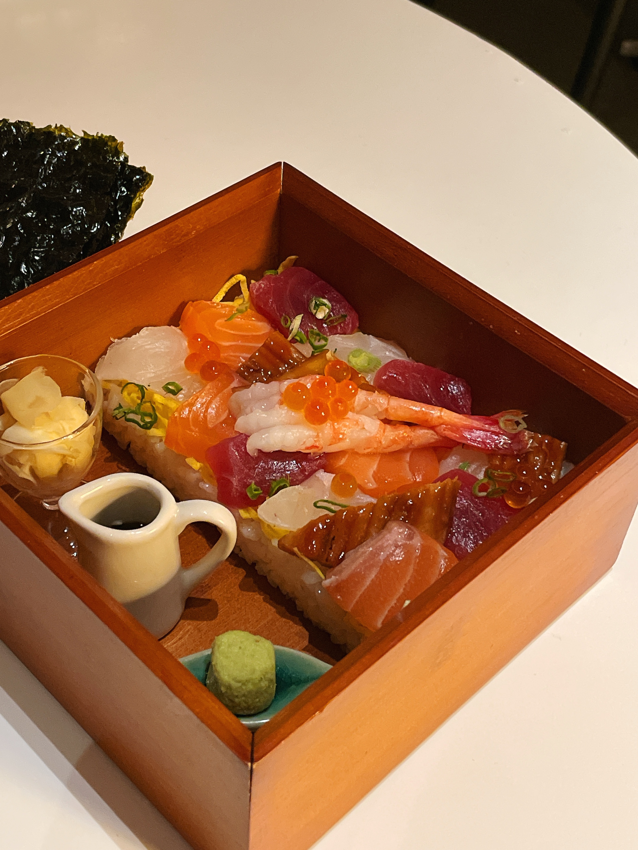 Casual wine omakase counter with city view in Euljiro