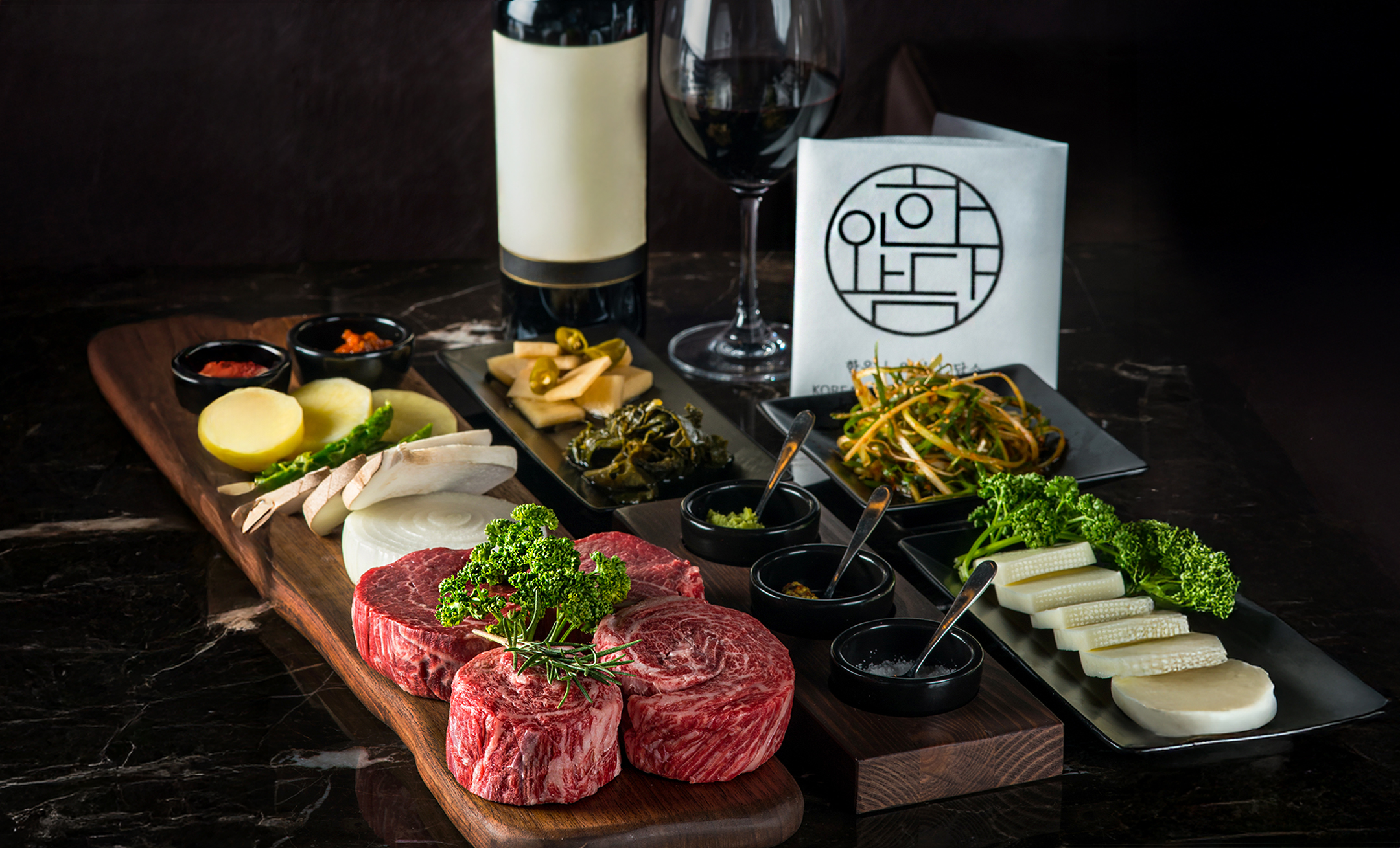 Hanwadam One Grove優雅韓牛餐搭配葡萄酒