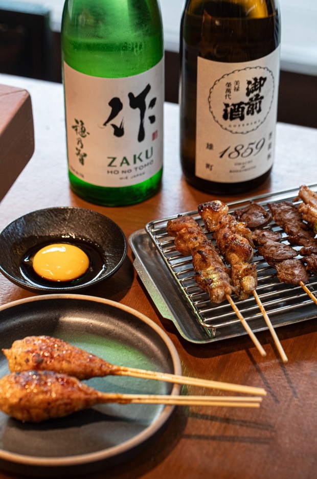 Toriwoori Yongsan charcoal-grilled yakitori skewers
