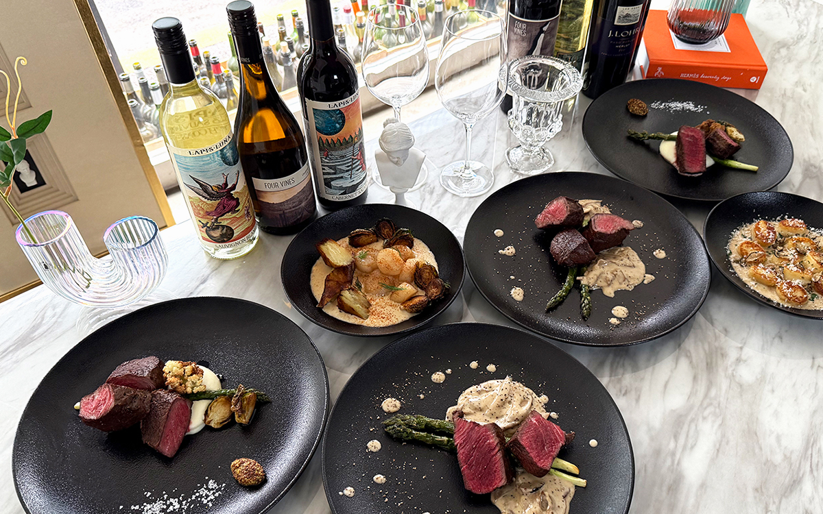 Corbany Seolleung chef-driven pasta with seasonal garnish