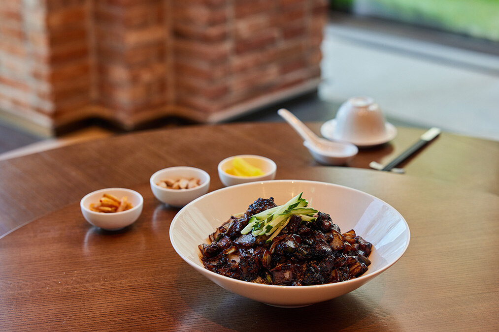 Lou Ananti modern Chinese dining room with ocean-side calm