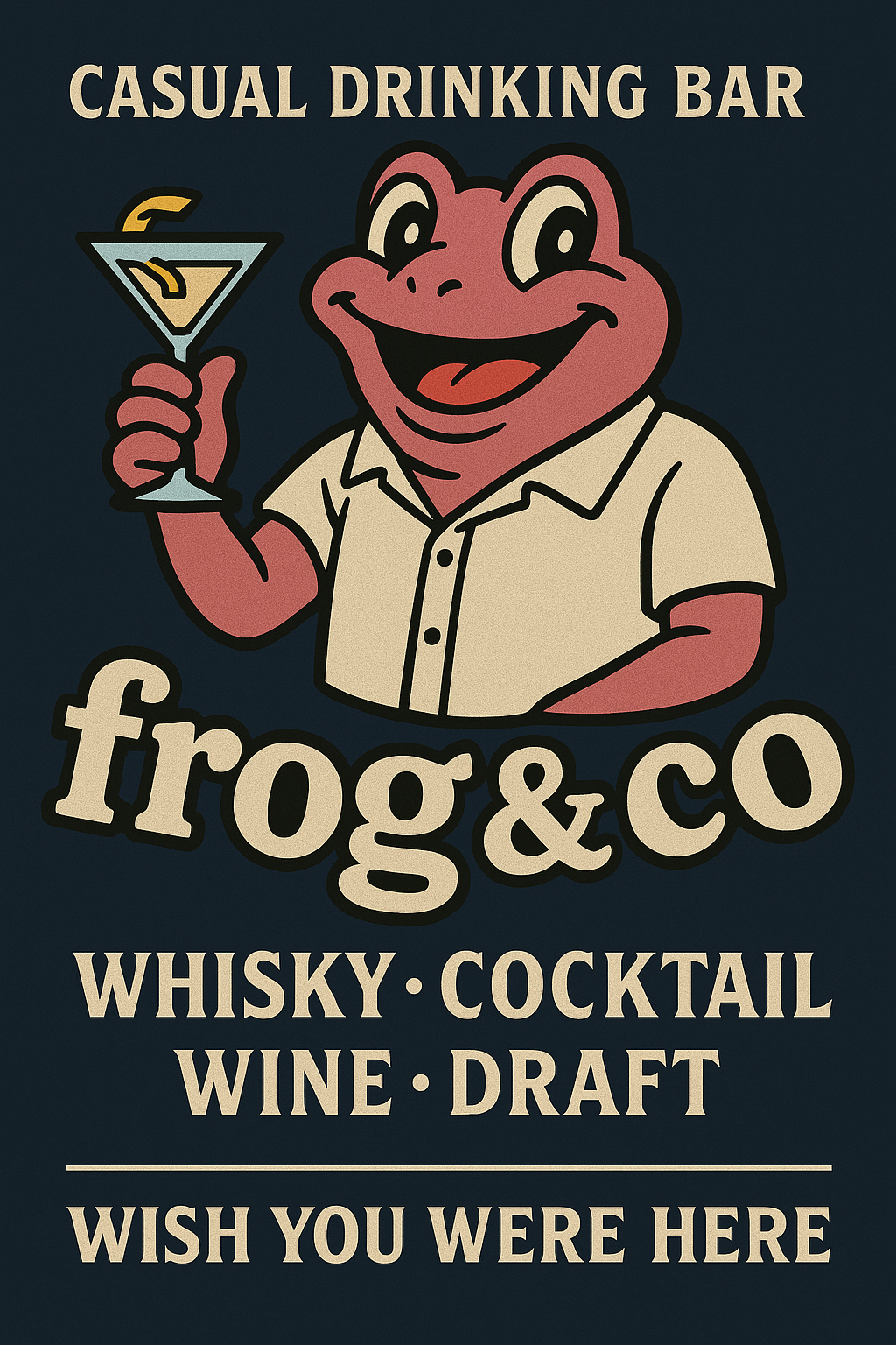 Frog & Co Brooklyn inspired cocktails and bar snacks