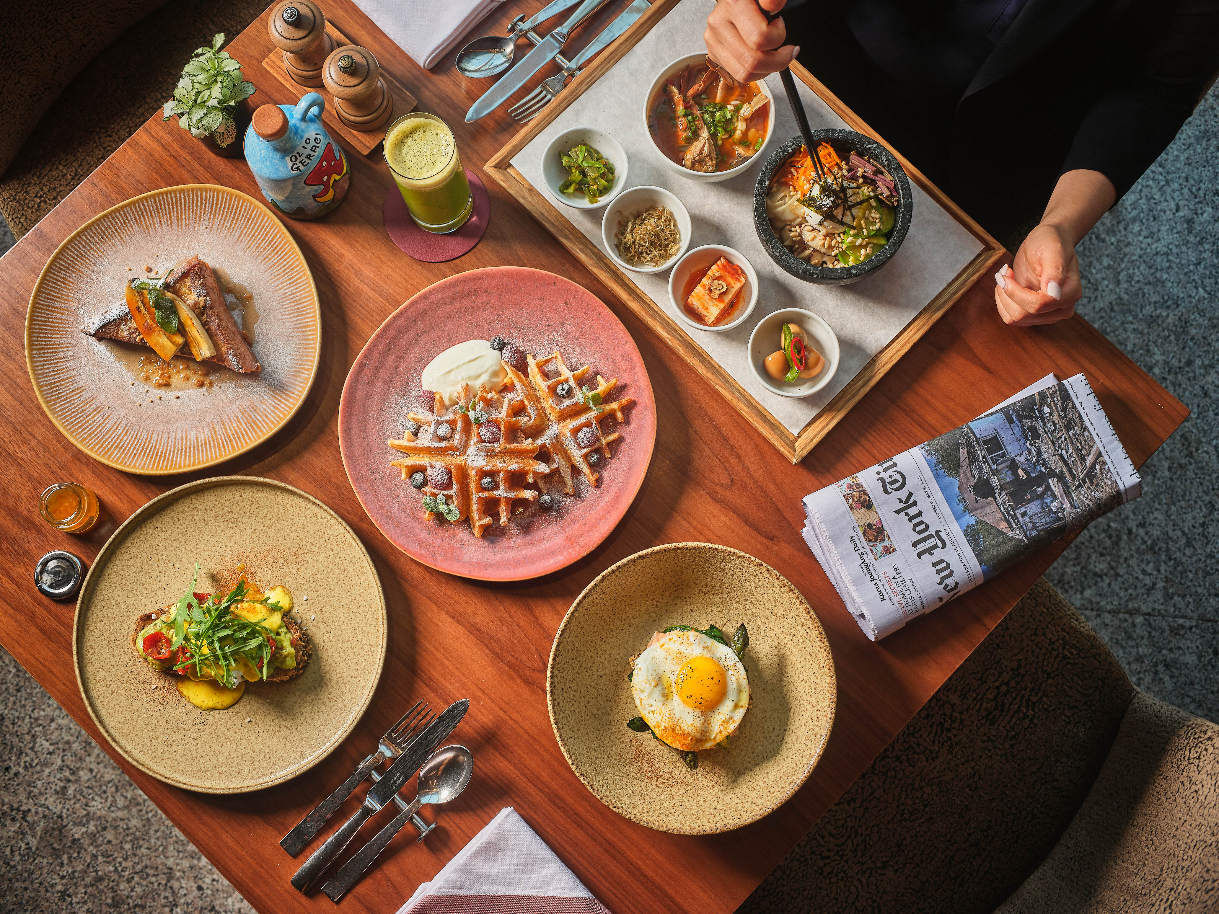 Park Hyatt Seoul Cornerstone Italian dining with open kitchen