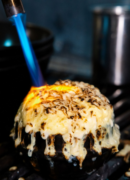 Volcanic Eruption Cheese Steamed eggs