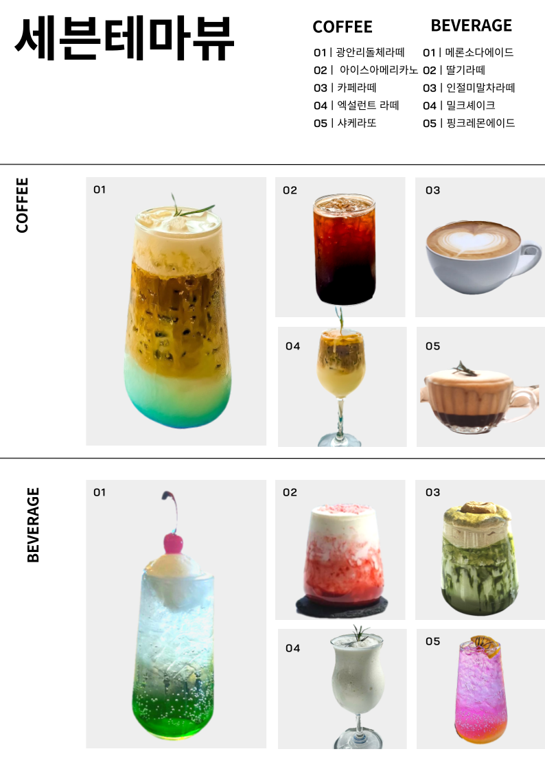 Seven Theme Café ocean-view dessert and mini pig zoo