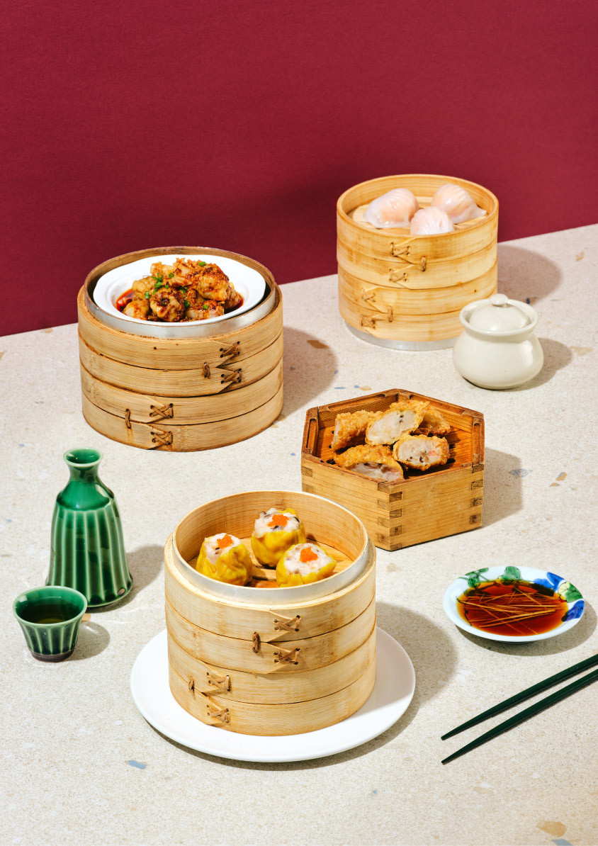 クリスタルジェイド IFCモール、賑わう店内と点心