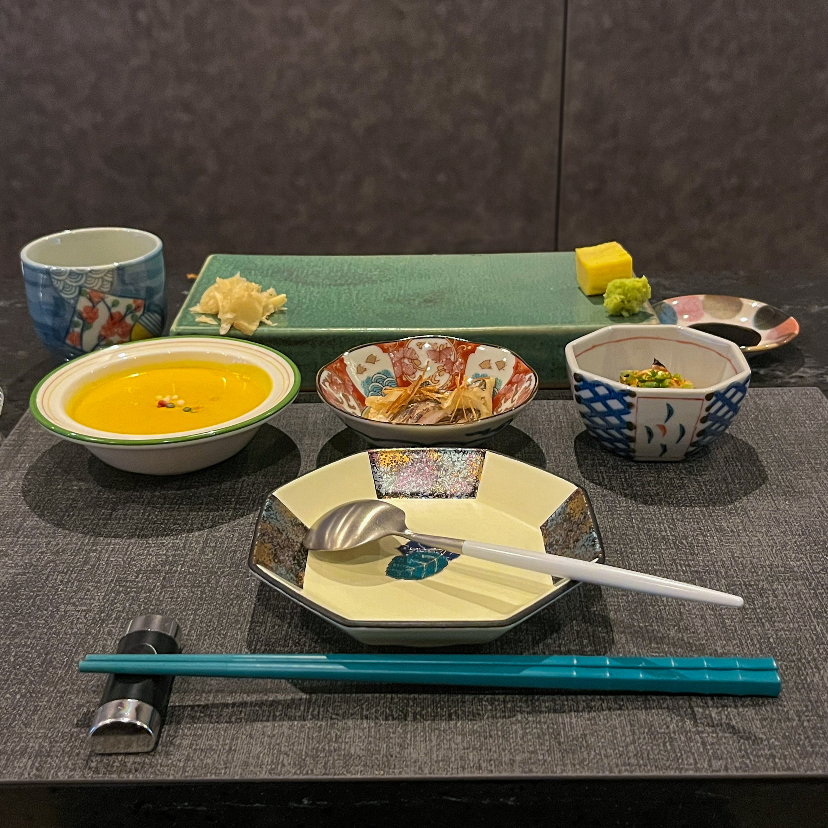 Sushi Suzuka omakase nigiri on hinoki counter