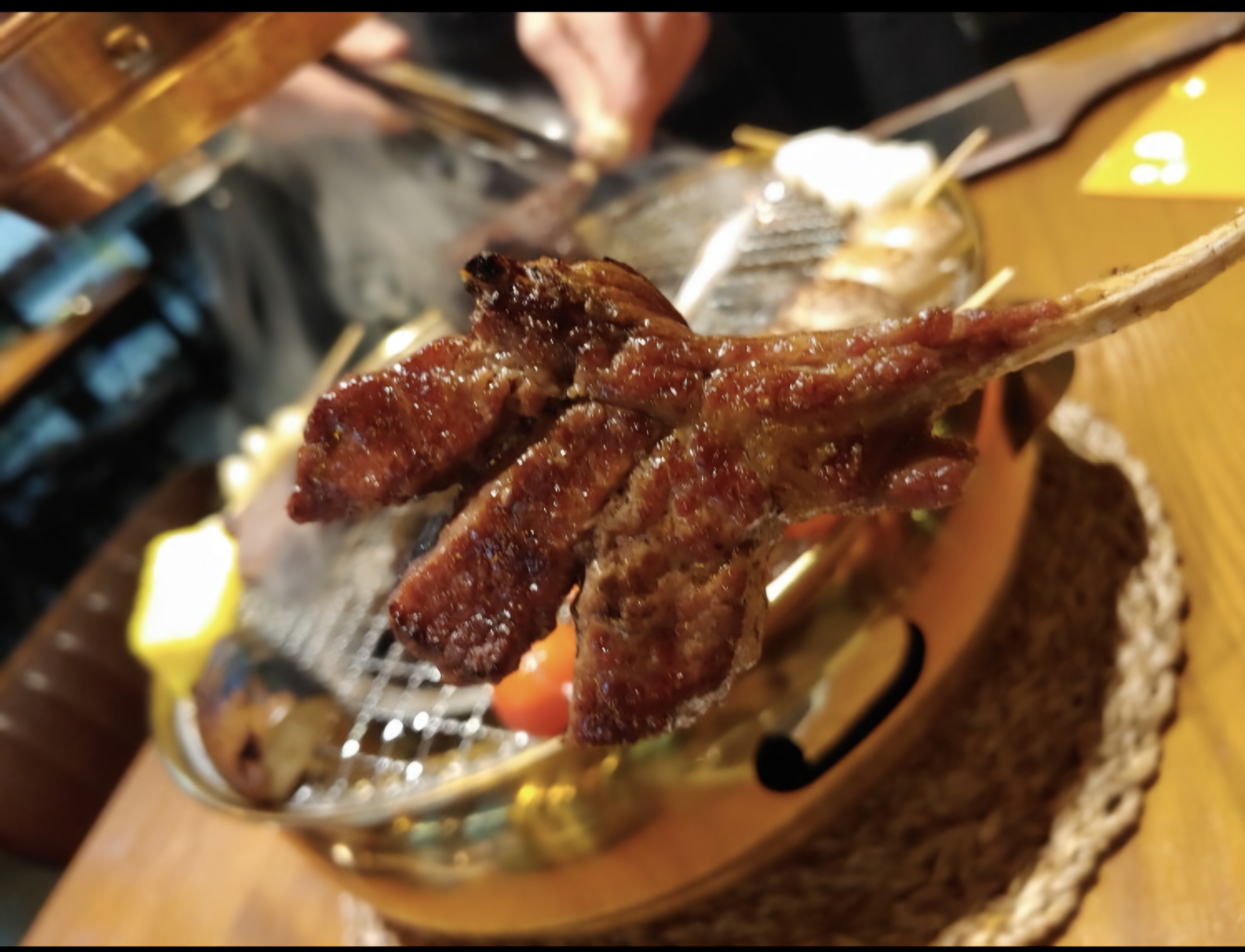 Butter Lamb aged lamb rack with cool finish