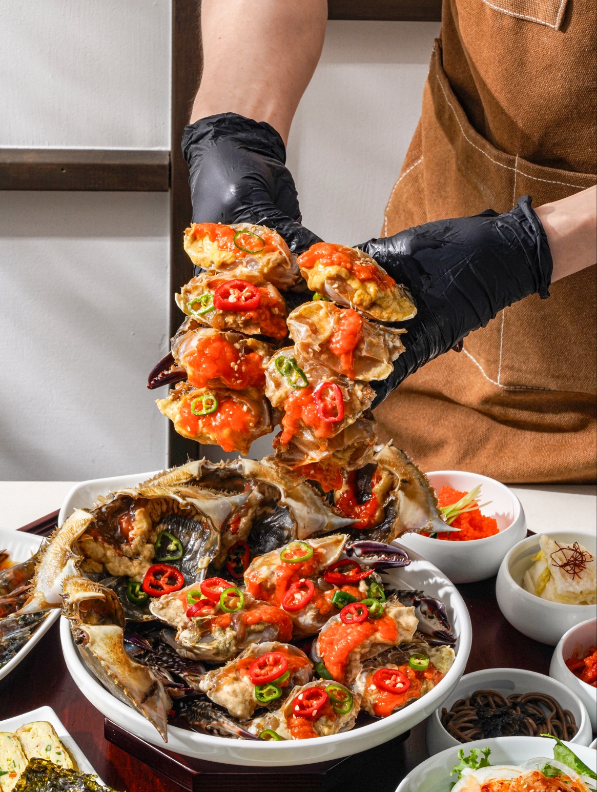 Sura Gejang soy sauce marinated crab on surasang