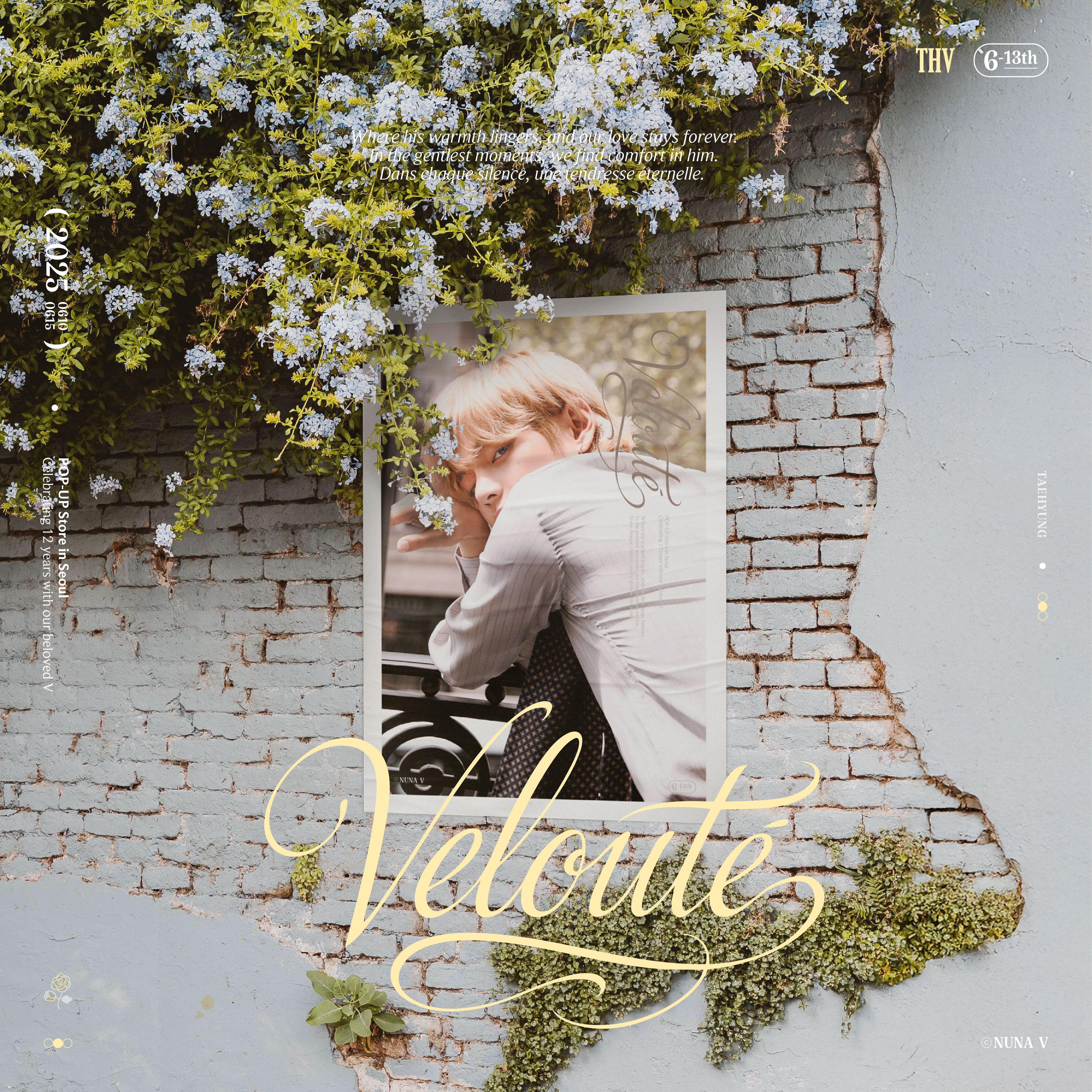 Veloute' Hongdae pop-event cafe with fan-themed decor