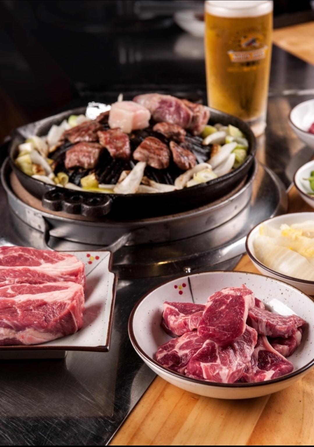 Ichiryu Hannamの札幌スタイルラムのジンギスカングリル