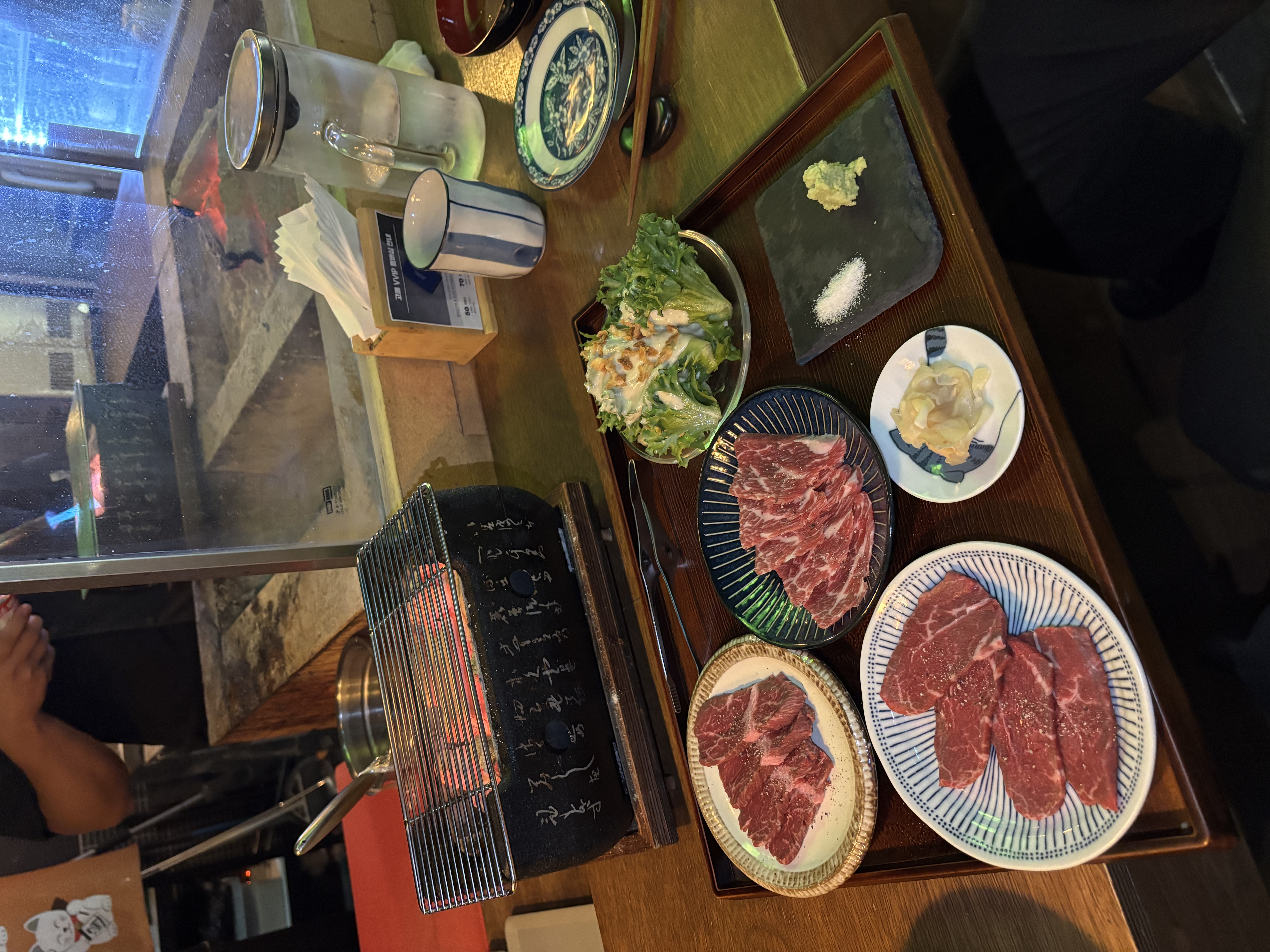 Nikusakaba 木炭烤肉50克切片與威士忌