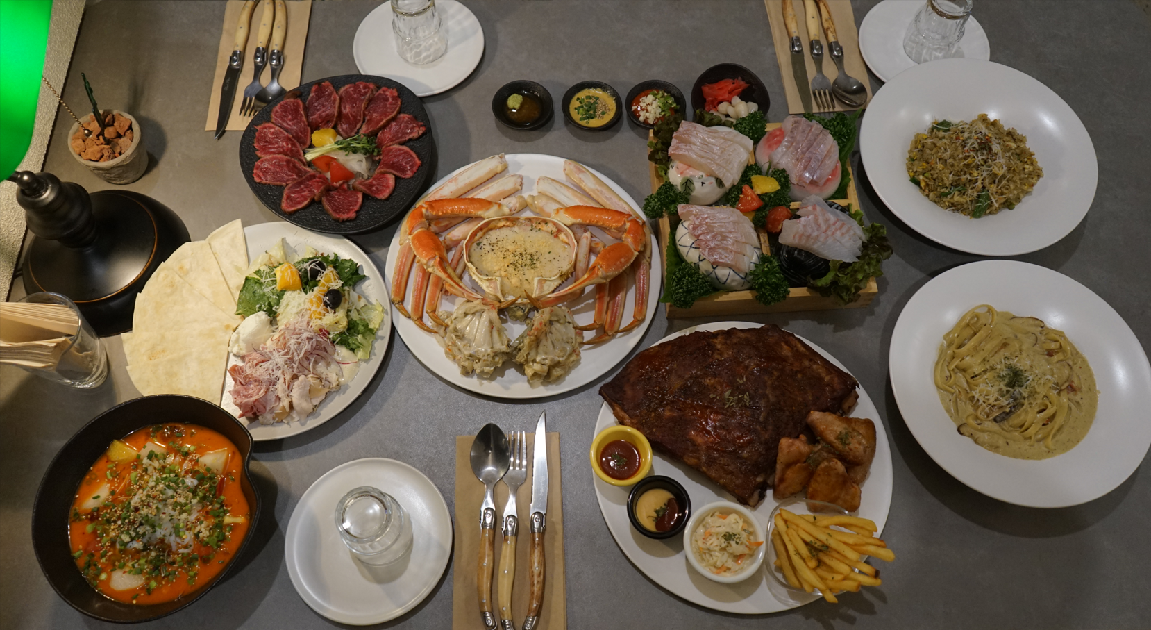 The Prologue Field Texas-style BBQ with mountain view