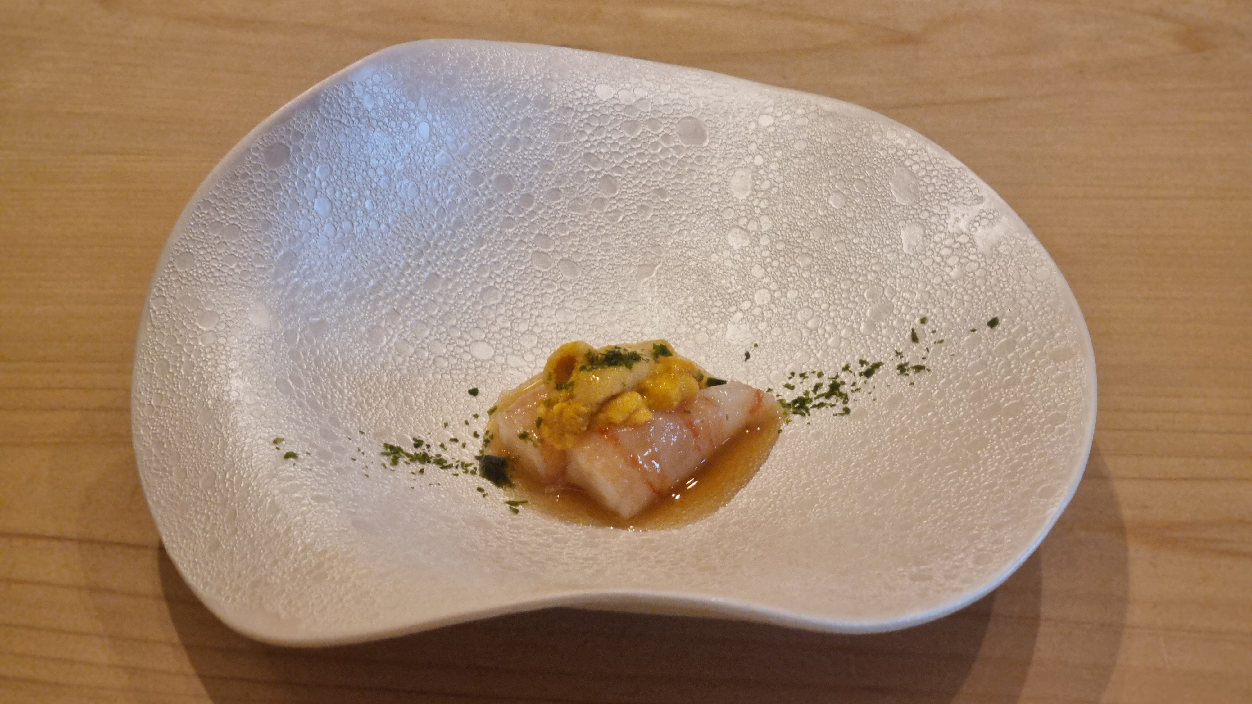 SUSHI KOMATSU omakase progression in Apgujeong