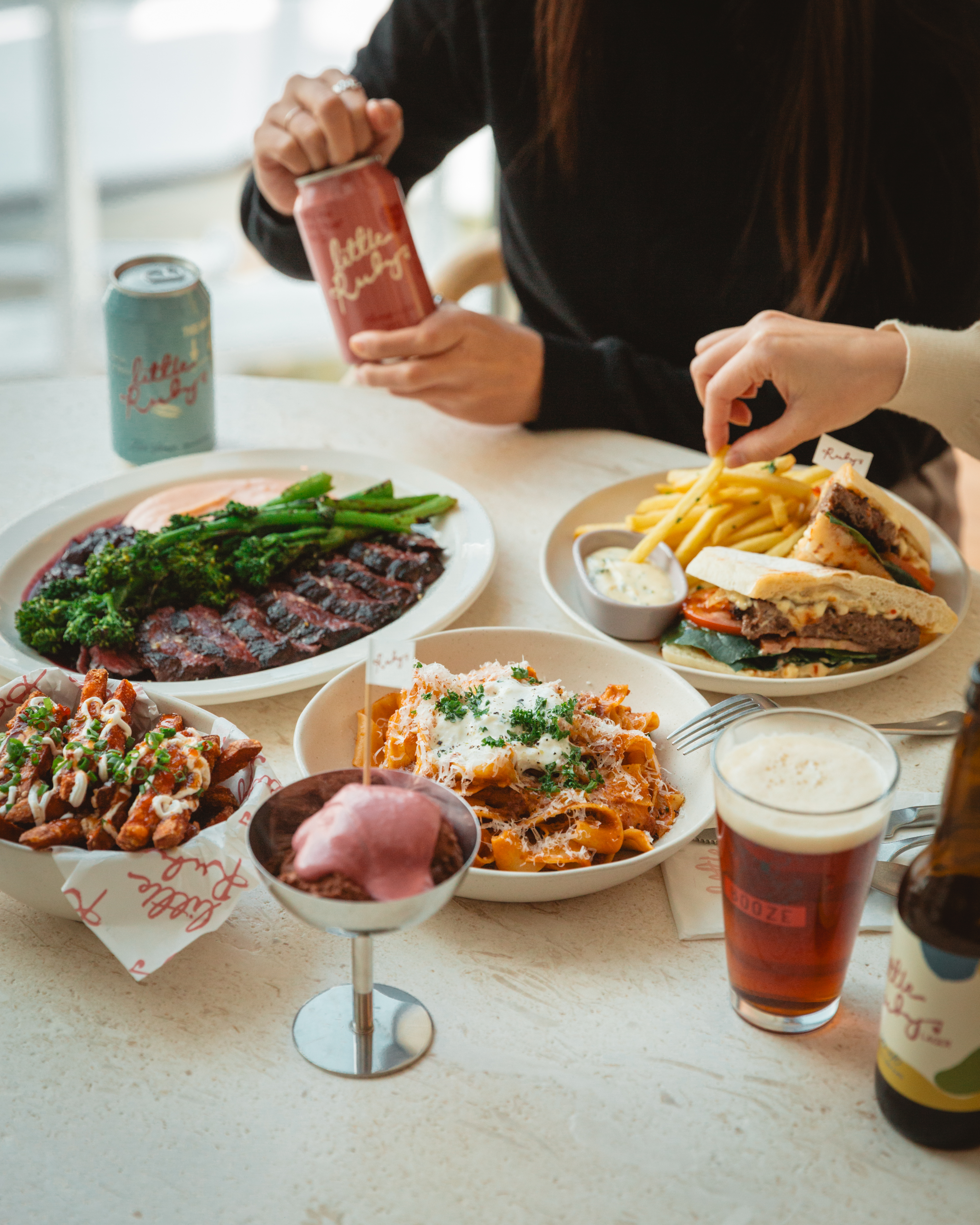 Ruby’s Hannamのブランチプレートとスカイライン