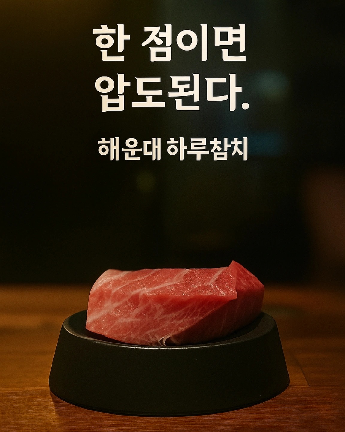 Aged tuna platter at Haru Tuna Premium Haeundae