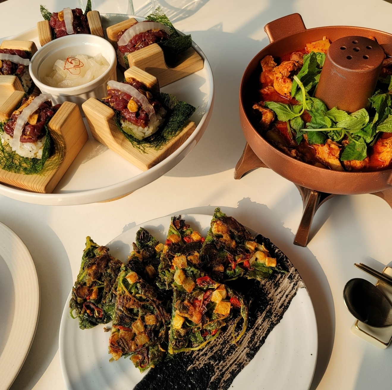 Hanwol fusion Korean dishes with traditional liquors